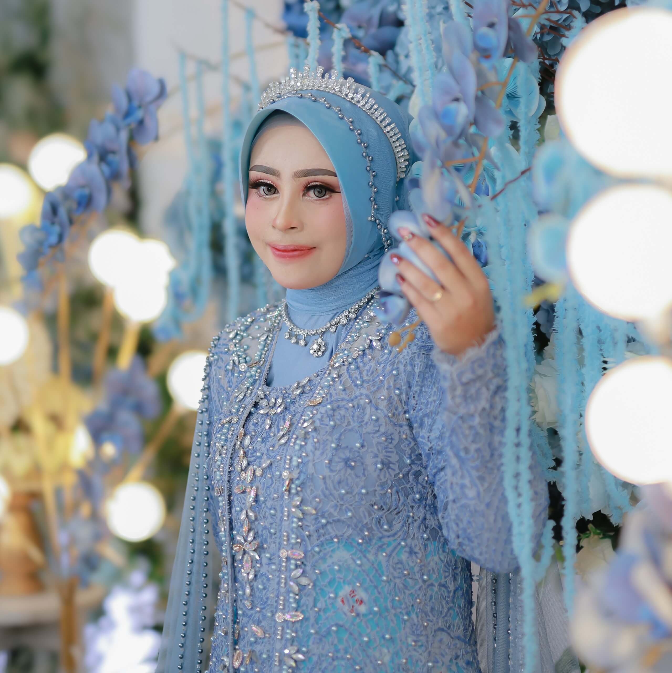 Foto mempelai wanita